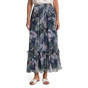 Walter Baker Suri Long Skirt in Tropical Night Women's Size 0